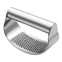Food Grade Mini Stainless Steel Kitchen Garlic Press Annular Manual Ginger And Garlic Masherarlic press