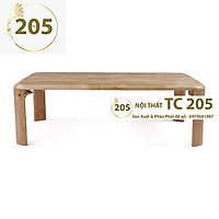 Bàn Gấp Gọn Gỗ Cao Su 60cm x 90cm