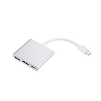 Bộ Chuyển Đổi 3 Trong 1 USB3.1 Type-C Sang USB 3.0/ HD/ Type-C Cho Macbook Pro, Dell XPS 13
