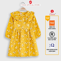 Váy Bé Gái TIHON Chất Liệu Ấm Áp Cho Mùa Đông VT0810073
