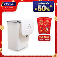 Thùng rác treo tủ bếp có nắp đậy thông minh, thùng rác treo tường dán tường, có thanh trượt cửa bếp – Parroti Bin BN01/BIN01