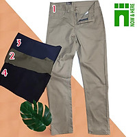 Quần kaki nam, form trẻ trung như kiểu jean, size đến 80kg, chất dày dặn - NH Shop