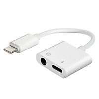 Cáp Chuyển Đổi 2In1 Vừa Cắm Sạc Và Cắm Tai Nghe Chuyển 2 Cổng Lightning - Earldom (PVN559)