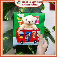 Sách vải chính hãng Lalala baby - Sách vải chủ đề Bé làm tài xế nhí