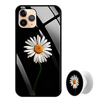 Ốp Lưng Kính Cường Lực cho điện thoại Iphone 11 Pro - 0378 8033 CUCHOAMI08 - Tặng Giá Đỡ Điện Thoại Đa Năng Cùng Mẫu Hình - Hàng Chính Hãng
