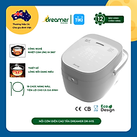 Nồi cơm điện cao tần (IH) Dreamer 1.5L với 19 chức năng nấu ăn Dreamer DR-IH15 - Hàng Chính Hãng