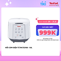 Nồi cơm điện từ Tefal RK732168 1.8L - 750W - Hàng chính hãng