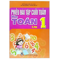 Phiếu Bài Tập Cuối Tuần Môn Tiếng Toán – Lớp 1