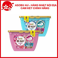 Viên giặt xả Gel ball 2 trong 1 3D hương hoa thơm mát an toàn cho da hàng Nhật Bản