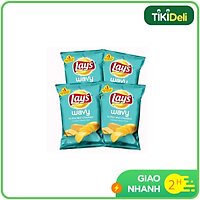 Combo 4 Snack Khoai Tây Lay's vị Phô Mai Cheddar 95g