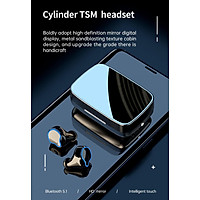1 Pair Of M9 Bluetooth 5.1 Headset Binaural Tws Touch Wireless Headphone With Electric Quantity Display