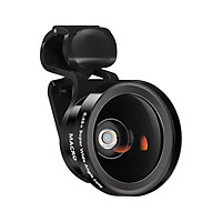Cell Phone 2 in 1 Clip-on Camera Lens Kit 0.45X Wide Angle and 12.5X Macro Lens for Smartphone