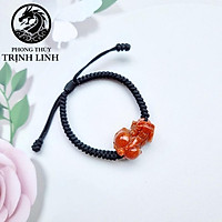 VÒNG TAY HỒ LY - TỲ HƯU NG.HUYẾT ĐỎ CAM
