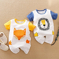 Bộ Áo Liền Quần Bộ Body Đùi Cho Bé Trai Cộc Tay Vải Cotton