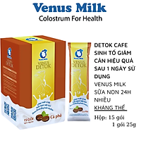 SỮA GIẢM CÂN VENUS DETOK MILK - HỖ TRỢ THANH LỌC CƠ THỂ - GIẢM CÂN HỘP 15GÓI /25GRAM/ 4 HƯƠNG VỊ