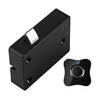 Ổ Khóa Dấu Vân Tay Thông Minh Chống Trộm Có Thể Sạc Lại Bằng Usb Đen