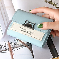 Ví nữ gấp 3 mini MADLEY dễ thương nhỏ gọn bỏ túi cao cấp nhiều ngăn đựng tiền giá rẻ LUKAMO VD337