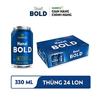 Bia Hanoi BOLD - Thùng 24 lon 330ml