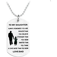 Necklace Jewelry Set Dogs Steel Birthday Gift