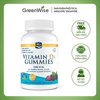 Viên Nhai Hương Trái Cây Bổ Sung Vitamin D3 Giúp Xương Chắc Khỏe, Sức Khỏe Dẻo Dai - 60 Viên