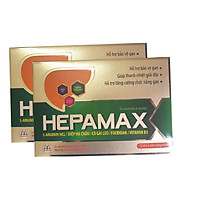 Combo 2 hộp Thực phẩm chức năng Hepamax chứa Fucoidan – Giúp phòng chống Xơ gan, Ung thư gan, tăng Cường Chức Năng Gan Cho Người Uống Nhiều Rượu Bia, Hút Thuốc Lá, Thanh nhiệt giải độc Gan