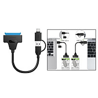 SATA to USB Adapter, USB 3.0 SATA III Hard Drive Adapter Cable, SATA to USB 3.0 Adapter Cable, for 2.5 inch SSD & HDD High Quality