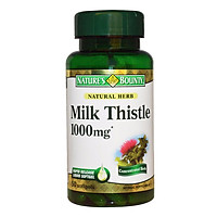 Thực Phẩm Chức Năng Bổ Gan Nature's Bounty Milk Thistle 1000Mg (50 Viên) - Trắng