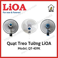 Quạt treo tường có điều khiển QT-409K LiOA - MITA - Hàng Chính Hãng