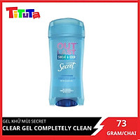 Lăn khử mùi Secret Outlast Sweat & Odor Completely Clean Clear Gel 73g (NEW)