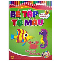 Bé Tập Tô Màu Mẫu Giáo Theo Chủ Đề - Động Vật Dưới Nước