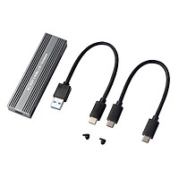 M2 SSD Case NVME Enclosure M.2 to USB Type C 3.1 SSD Adapter for Dual Protocol NVME PCIE NGFF SATA M/B Key SSD Disk Box