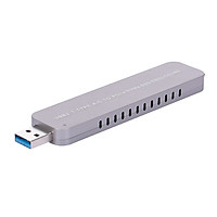 Bộ điều hợp Vỏ bọc Ổ cứng Di động USB 3.1 Loại A / C sang PCI-e NVMe M.2 SSD