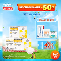 Combo 3 Hộp Khẩu Trang Bông Bạch Tuyết N95 - Trắng (20 cái/hộp)