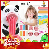Gấu panda-Đồ Chơi Đất Nặn Làm Mì, Làm Bánh, đồ chơi thông minh-