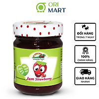 Victoria farm NO SUGAR Strawberry jam 100% fruits 220g - Mứt dâu Victoria Farm Jam Strawberry 220g