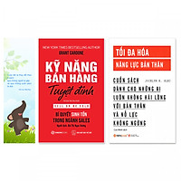 Combo 2 cuốn: Kỹ Năng Bán Hàng Tuyệt Đỉnh, Tối Đa Hóa Năng Lực Bản Thân + Bookmark danh ngôn hình voi