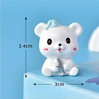 Mô hình các loại thú vật cute phô mai que trang trí bàn học, quà tặng