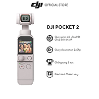 DJI Osmo Pocket 2 Sunset White Máy quay phim  Chống Rung 4K 60fps  Hàng chính hãng  