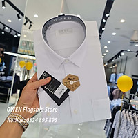 OWEN - Áo Sơ mi Trắng dài tay nam Owen sợi CAFE dáng Regular AR22982D