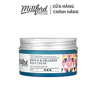 Kem dưỡng ẩm và phục hồi da (Vitamin A) Millford Vita A & Collagen Rich Cream 80ml