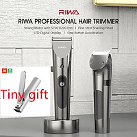 Tông đơ cắt tóc xiaomi RIWA lưỡi thép không gỉ mạnh mẽ, màn hình LED có thể được làm sạch, tiếng ồn thấp