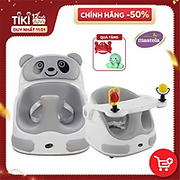 Ghế tập ngồi, ghế ăn dặm, xe kéo 3 in 1 đa năng cho bé Mastela 1018, lót silicon cao cấp