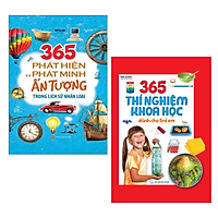 Combo 2 cuốn: 365 Phát Hiện Và Phát Minh Ấn Tượng Trong Lịch Sử Nhân Loại + 365 Thí Nghiệm Khoa Học Dành Cho Trẻ Em