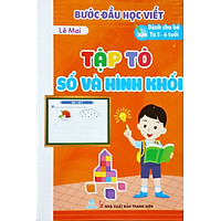 Bước đầu học viết - tập tô số và hình khối