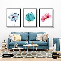 Combo Bộ 3 Tranh Treo Tường Quán Cafe Canvas Khung Gỗ Tranh Phòng Ăn Phòng Ngủ Phòng Bếp Phòng Khách