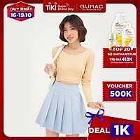 Chân váy ngắn nữ xếp ly GUMAC phong cách Hàn Quốc năng động VB443