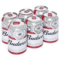 Lốc 6 lon bia BUDWEISER 330ml (lốc)