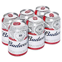 Lốc 6 lon bia BUDWEISER 330ml (lốc)