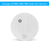 Chuango 315Mhz SMK-500 Wireless Alarm Security Smoke Fire Detector Photoelectric Smoke Alarm Detector Fire Protection