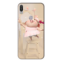 Ốp lưng điện thoại Asus Zenfone Max Pro M1 hình Heo Con Mặc Váy